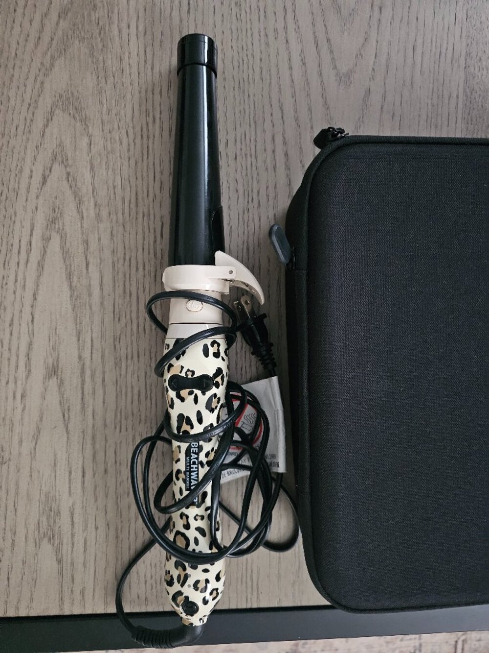 Leopard Print 3 in 1 Multi barrel automatic hair curling iron Beachwaver